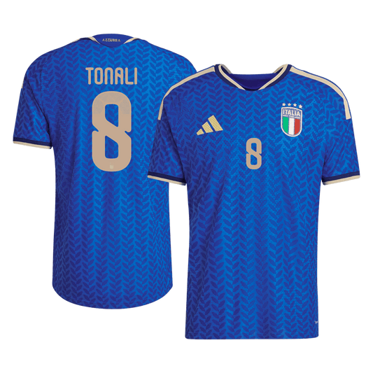 Italy 2026 Dünya Kupası İç Saha Forması TONALI #8 - Oyuncu Versiyonu