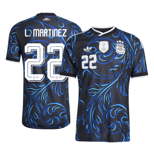 Arjantin 2026 Dünya Kupası Deplasman Forması L. MARTINEZ #22 - Oyuncu Versiyonu