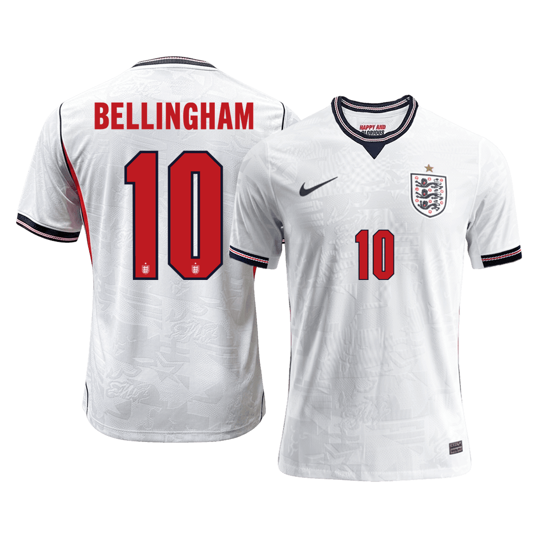 İngiltere 2026 Dünya Kupası İç Saha Forması BELLINGHAM #10 - Oyuncu Versiyonu