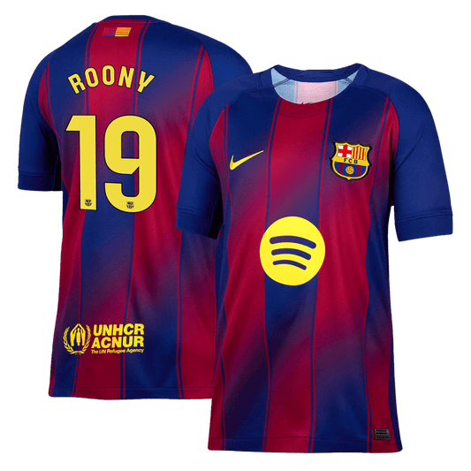 Barcelona 2025/26 İç Saha Forması ROONY #19 [PREMIUM]