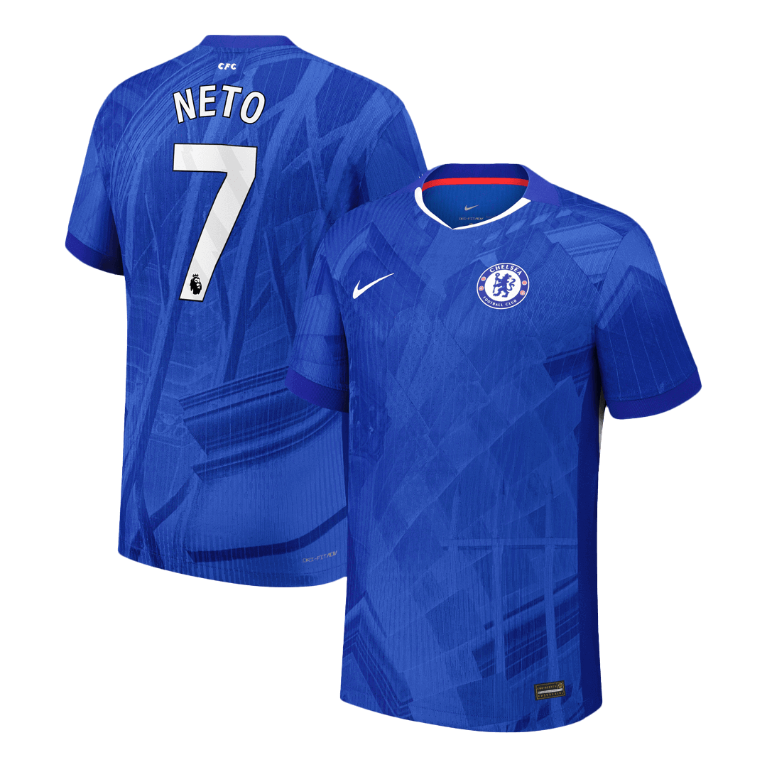 Chelsea 2025/26 İç Saha Forması NETO #7 - Oyuncu Versiyonu