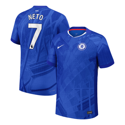 Chelsea 2025/26 İç Saha Forması NETO #7 - Oyuncu Versiyonu