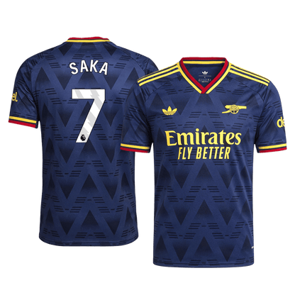 Arsenal 2026/27 Deplasman Forması SAKA #7 - Oyuncu Versiyonu