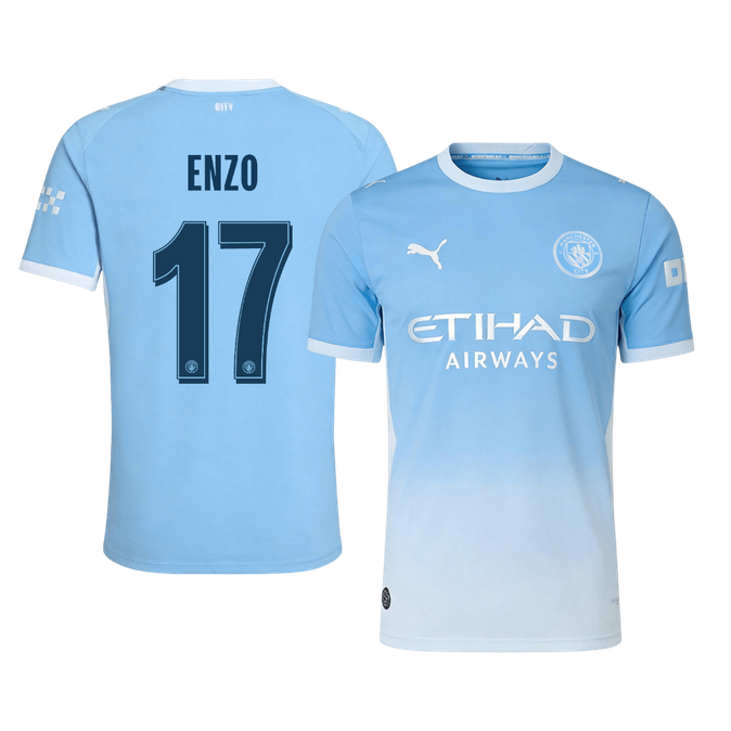 Manchester City 2026/27 İç Saha Forması ENZO #17 - UCL - Oyuncu Versiyonu