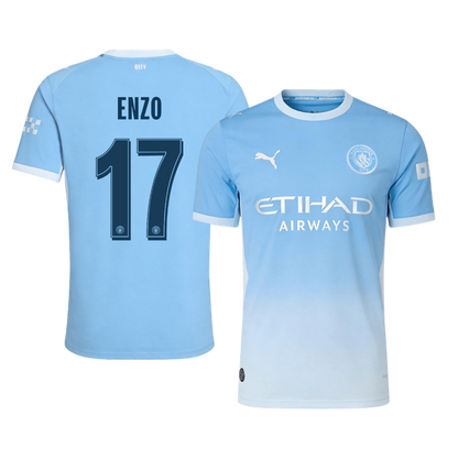 Manchester City 2026/27 İç Saha Forması ENZO #17 - UCL - Oyuncu Versiyonu