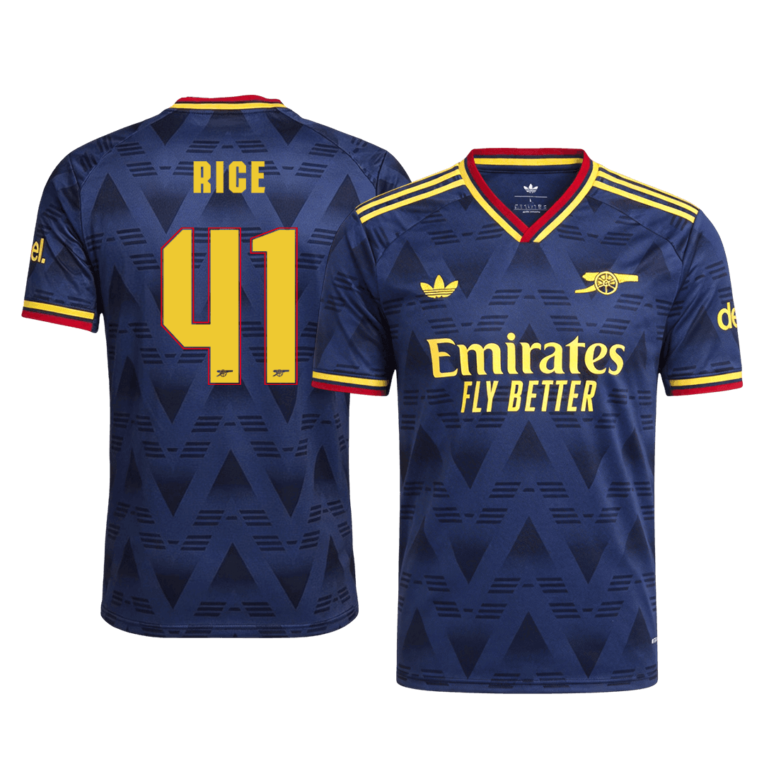 Arsenal 2026/27 Deplasman Forması RICE #41 - UCL - Oyuncu Versiyonu