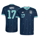 Germany 2026 Dünya Kupası Deplasman Forması WIRTZ #17 - Oyuncu Versiyonu