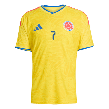 Colombia 2026 Dünya Kupası İç Saha Forması LUIS DíAZ #7 - Oyuncu Versiyonu
