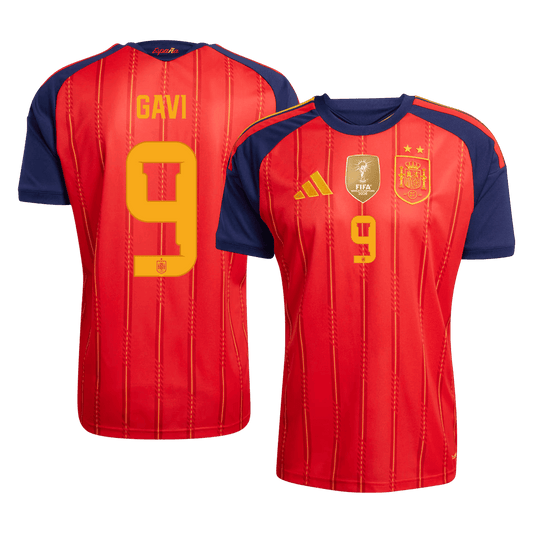 İspanya 2026 Dünya Kupası İç Saha Forması GAVI #9