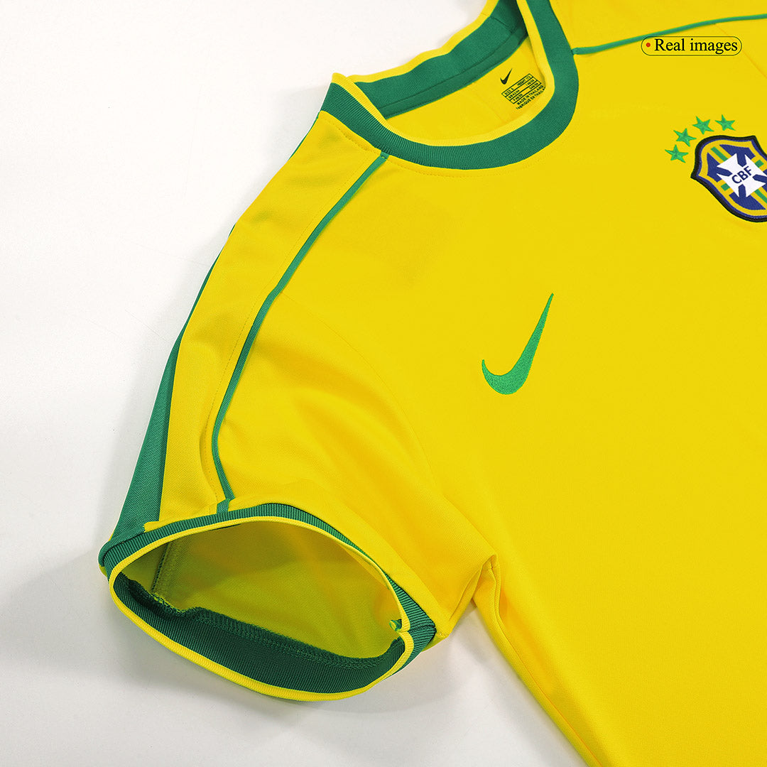 Retro Brazil 1998 Dünya Kupası İç Saha Forması CAFU #2