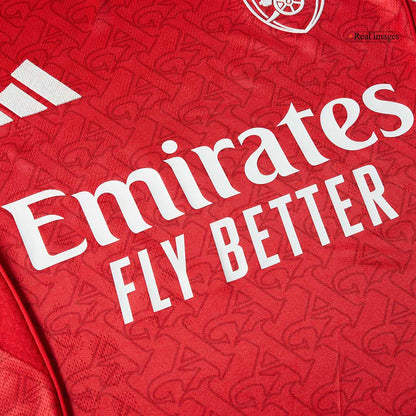 Arsenal 2025/26 İç Saha Forması SALIBA #2 - Oyuncu Versiyonu