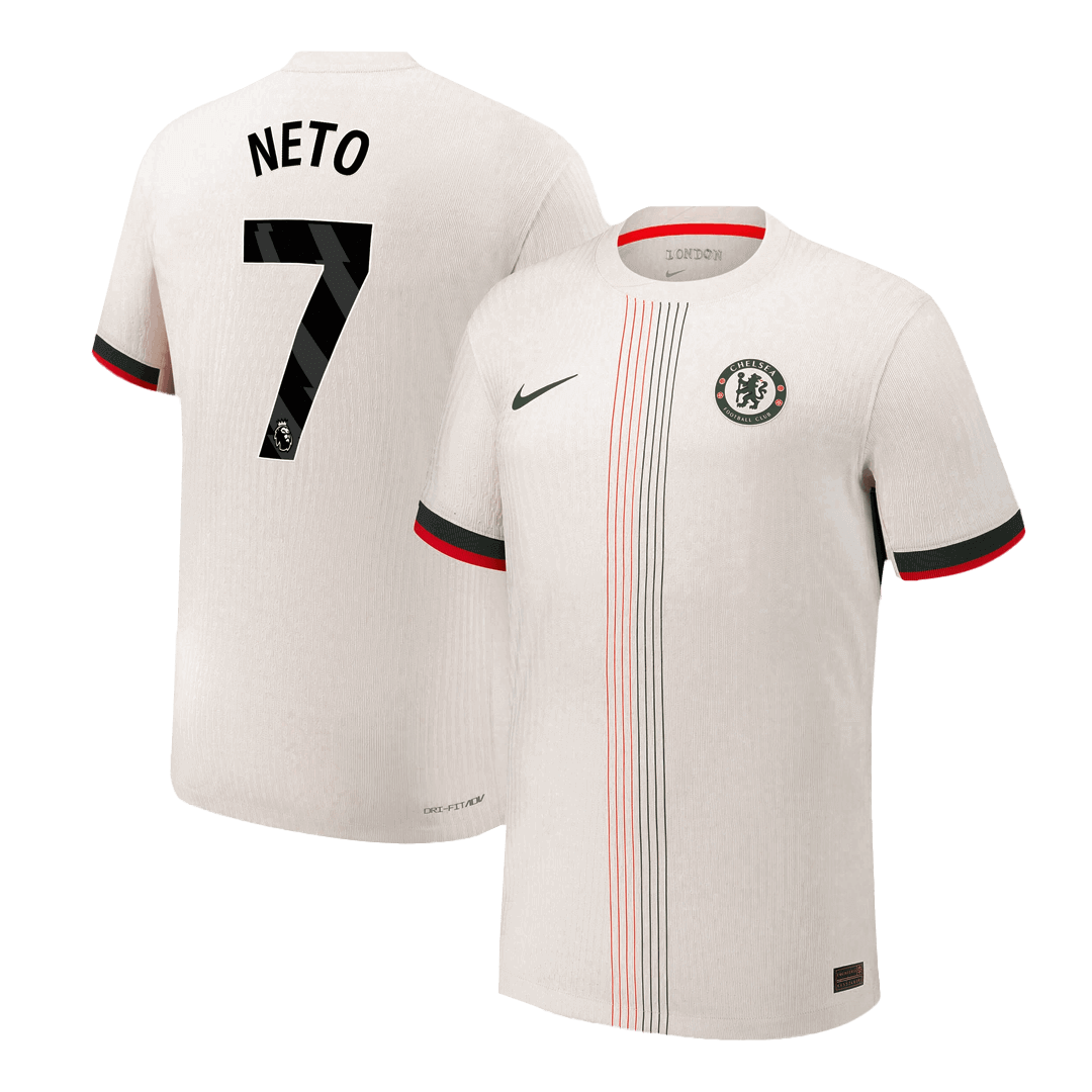 Chelsea 2025/26 Deplasman Forması NETO #7 - Oyuncu Versiyonu
