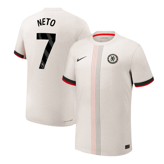 Chelsea 2025/26 Deplasman Forması NETO #7 - Oyuncu Versiyonu