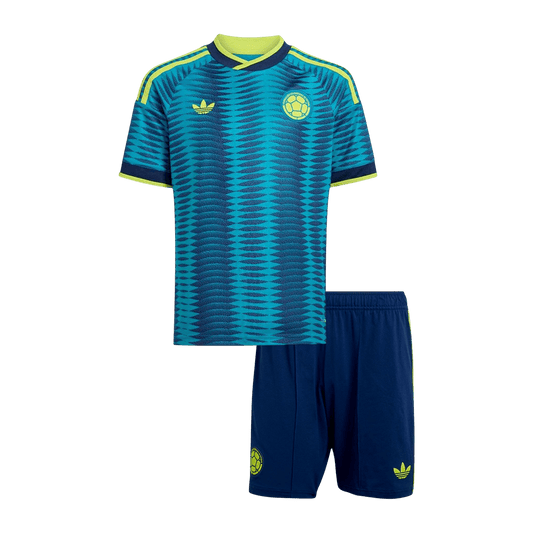 Colombia 2026 Dünya Kupası Çocuk Deplasman Forma Seti