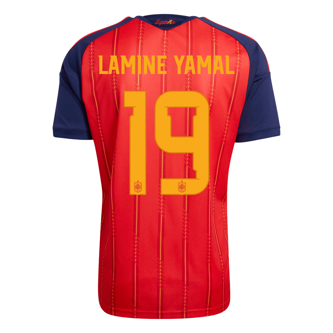 İspanya 2026 Dünya Kupası İç Saha Forması LAMINE YAMAL #19 [PREMIUM]