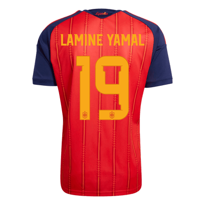 İspanya 2026 Dünya Kupası İç Saha Forması LAMINE YAMAL #19 [PREMIUM]