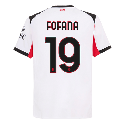 AC Milan 2025/26 Deplasman Forması FOFANA #19 - Oyuncu Versiyonu