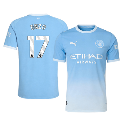 Manchester City 2026/27 İç Saha Forması ENZO #17 - Oyuncu Versiyonu