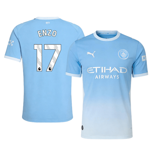 Manchester City 2026/27 İç Saha Forması ENZO #17 - Oyuncu Versiyonu