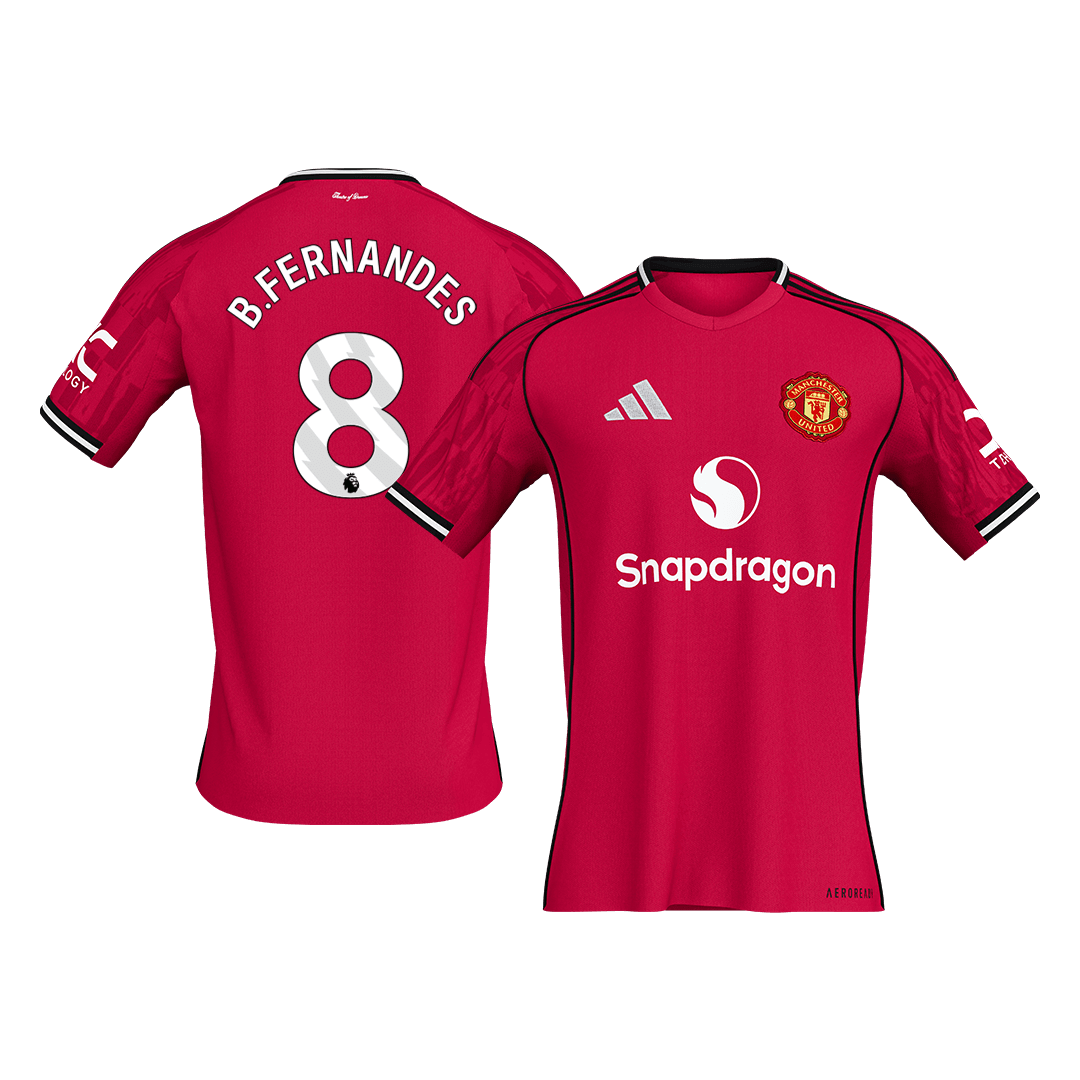 Manchester United 2025/26 İç Saha Forması B.FERNANDES #8 [PREMIUM]