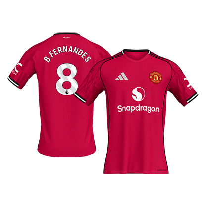 Manchester United 2025/26 İç Saha Forması B.FERNANDES #8 [PREMIUM]