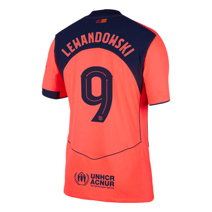 Barcelona 2025/26 Üçüncü Forması LEWANDOWSKI #9 - UCL - Oyuncu Versiyonu