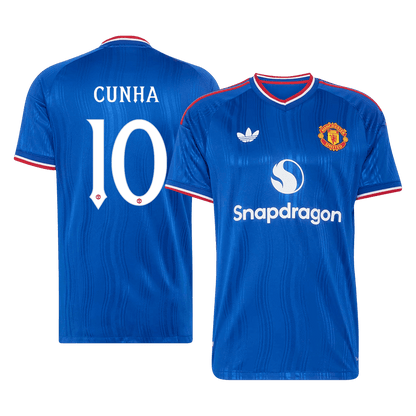 Manchester United 2026/27 Deplasman Forması CUNHA #10 - UCL - Oyuncu Versiyonu
