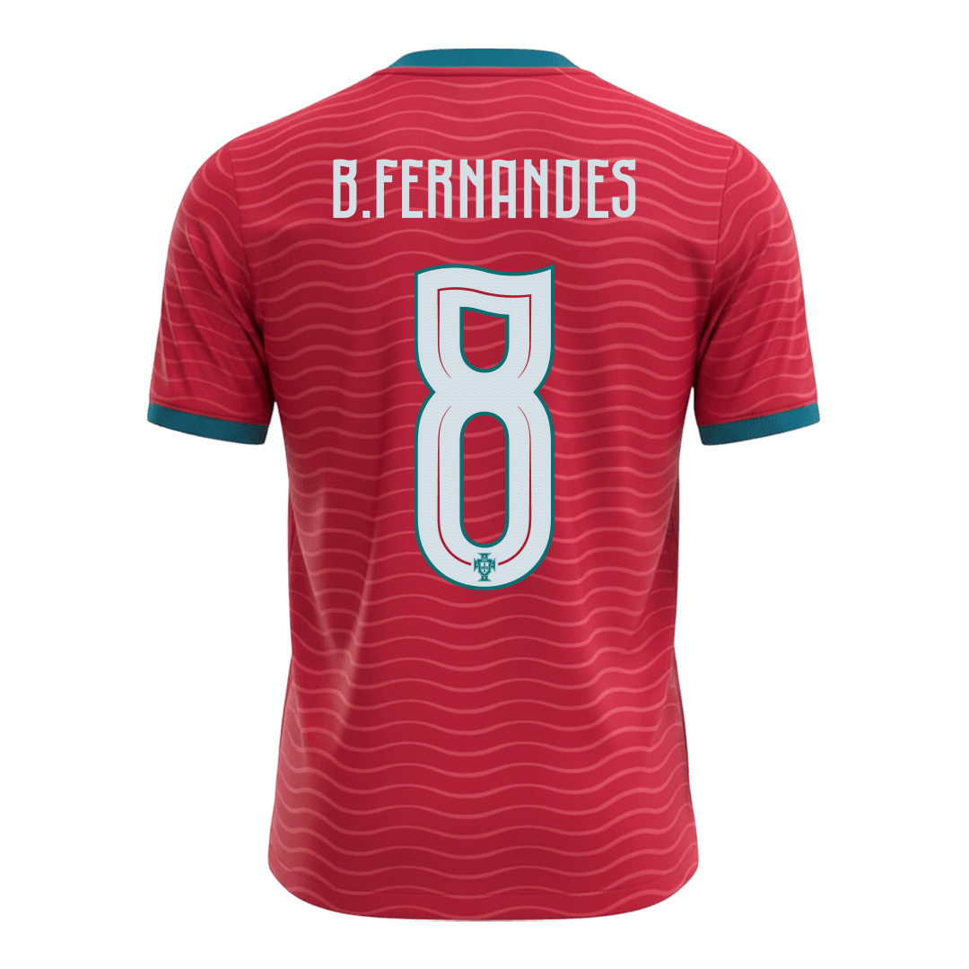 Portekiz 2026 Dünya Kupası İç Saha Forması B.FERNANDES #8 [PREMIUM]