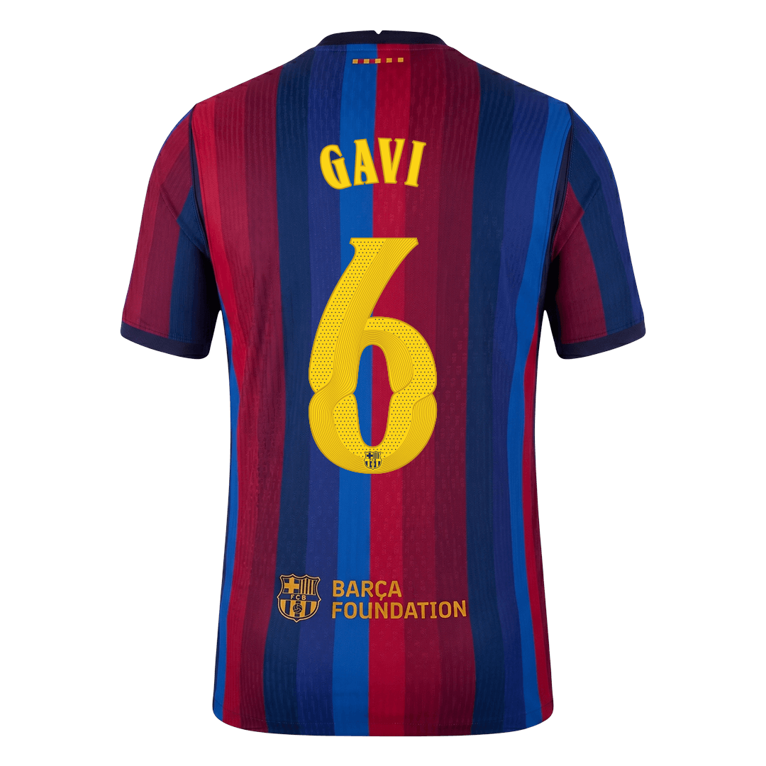 Barcelona 2026/27 İç Saha Forması GAVI #6 - UCL - Oyuncu Versiyonu
