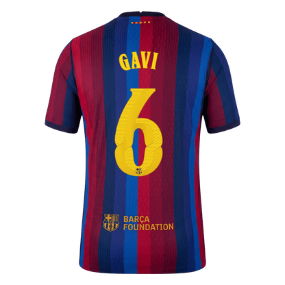 Barcelona 2026/27 İç Saha Forması GAVI #6 - UCL - Oyuncu Versiyonu