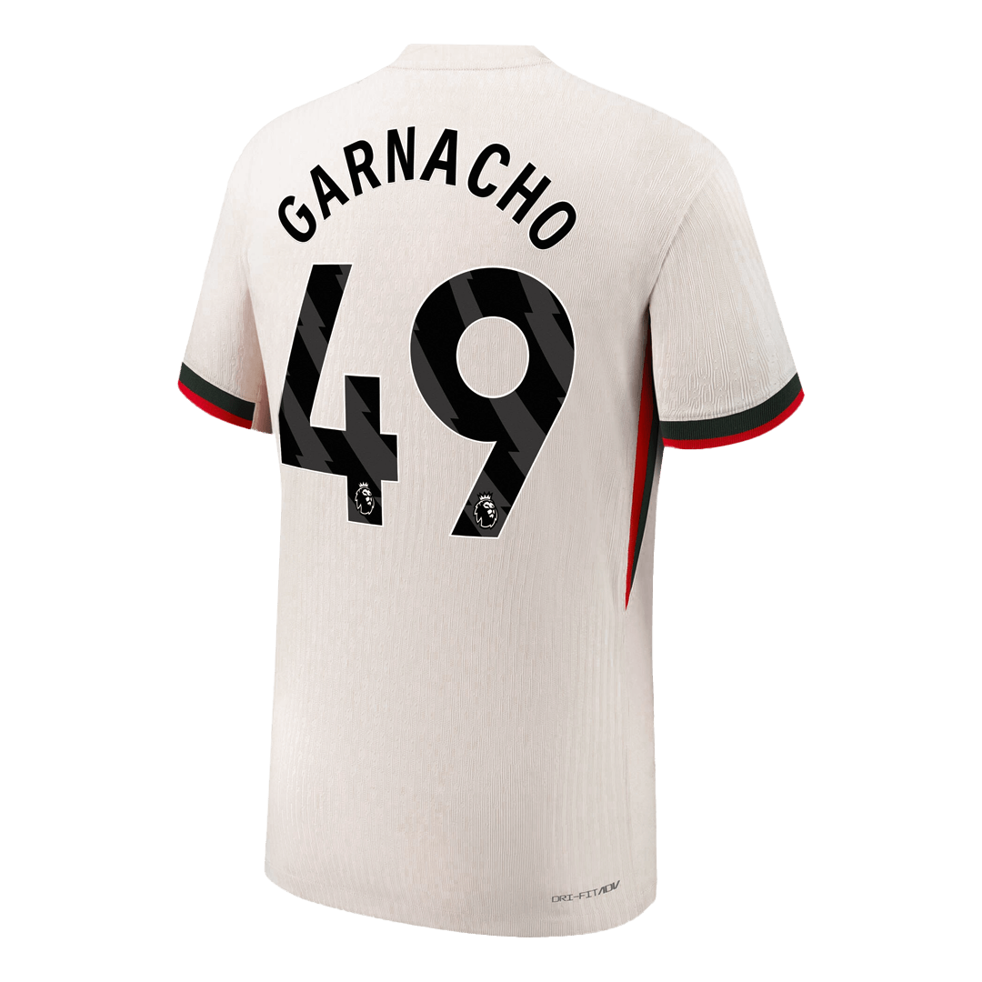 Chelsea 2025/26 Deplasman Forması GARNACHO #49 - Oyuncu Versiyonu