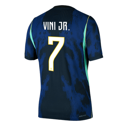 Brazil 2026 Dünya Kupası Deplasman Forması VINI JR. #7 - Oyuncu Versiyonu