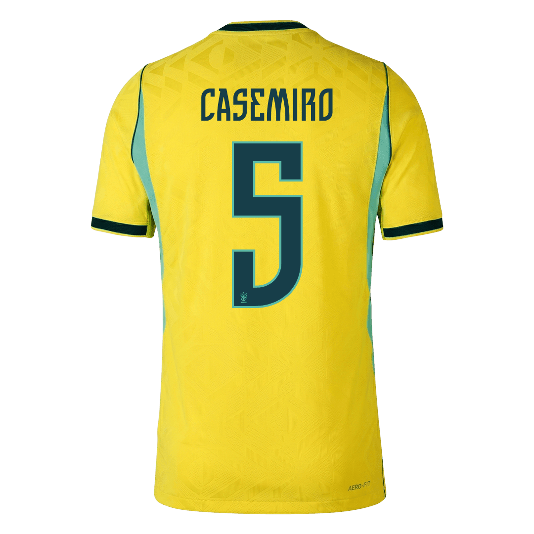 Brazil 2026 Dünya Kupası İç Saha Forması CASEMIRO #5 - Oyuncu Versiyonu