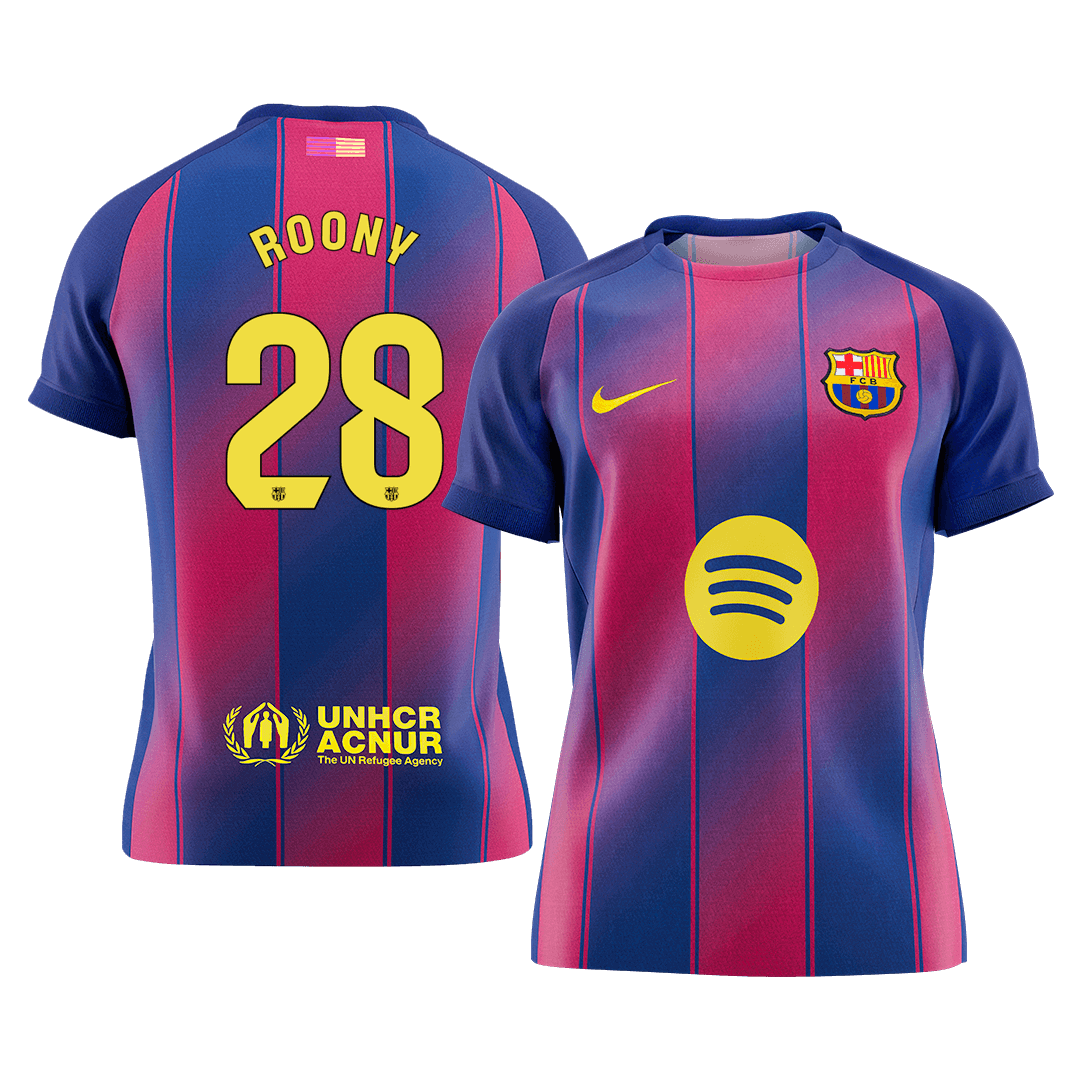 Barcelona 2025/26 İç Saha Forması ROONY #28 [PREMIUM]