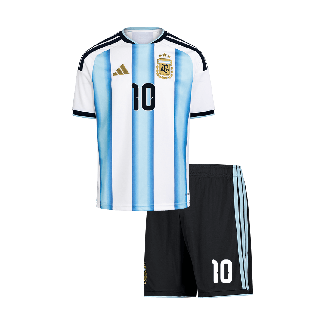 Arjantin 2026 Dünya Kupası Çocuk İç Saha Forma Seti MESSI #10 [PREMIUM]