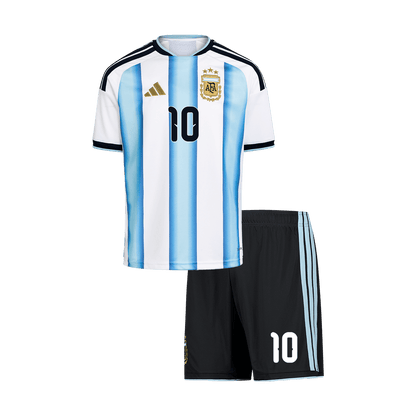 Arjantin 2026 Dünya Kupası Çocuk İç Saha Forma Seti MESSI #10 [PREMIUM]