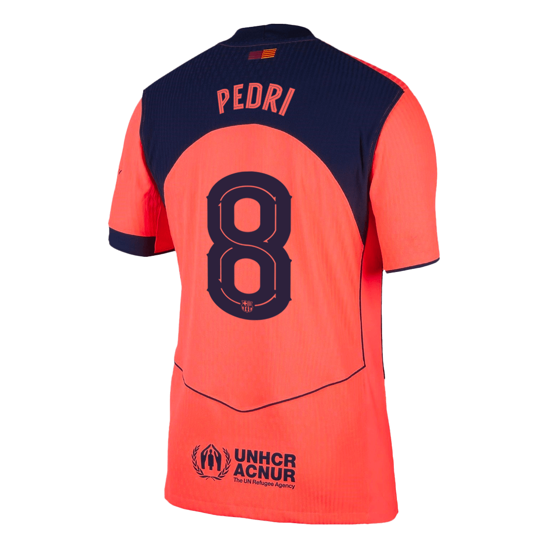 Barcelona 2025/26 Üçüncü Forması PEDRI #8 - UCL - Oyuncu Versiyonu