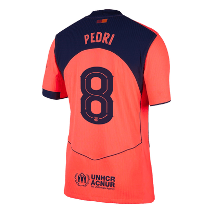 Barcelona 2025/26 Üçüncü Forması PEDRI #8 - UCL - Oyuncu Versiyonu