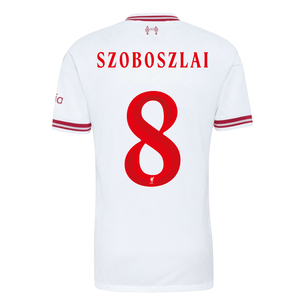 Liverpool 2026/27 Deplasman Forması SZOBOSZLAI #8 - UCL - Oyuncu Versiyonu