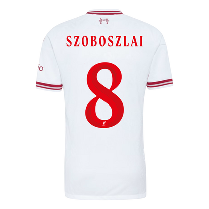 Liverpool 2026/27 Deplasman Forması SZOBOSZLAI #8 - UCL - Oyuncu Versiyonu