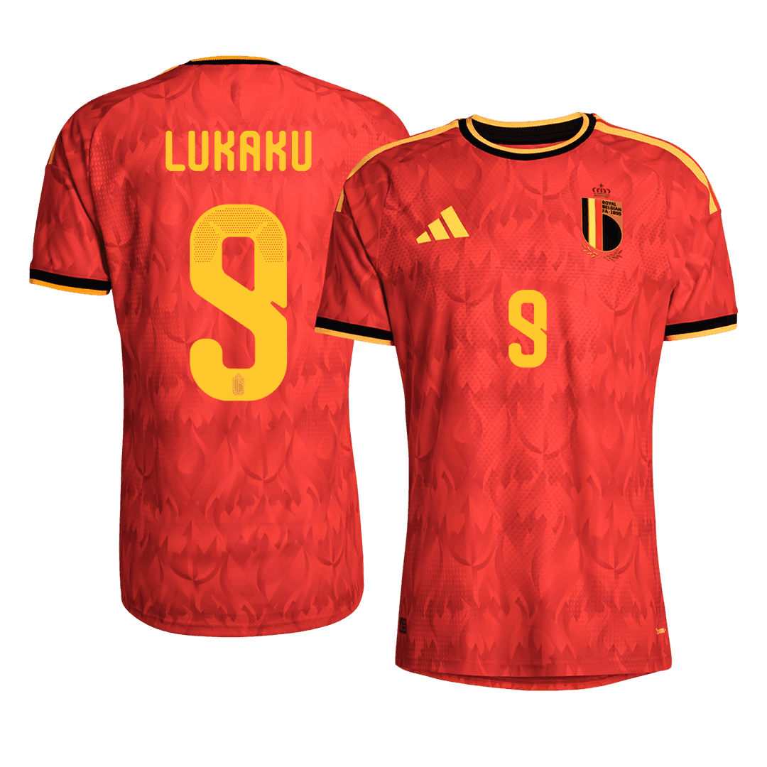 Belgium 2026 Dünya Kupası İç Saha Forması LUKAKU #9 - Oyuncu Versiyonu