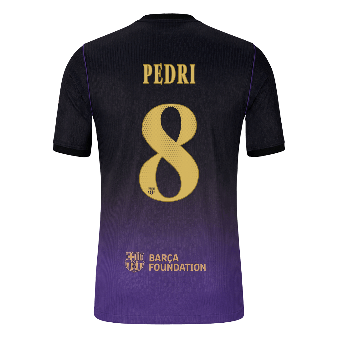 Barcelona 2026/27 Deplasman Forması PEDRI #8 - UCL - Oyuncu Versiyonu