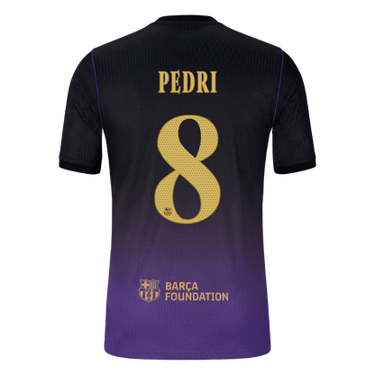 Barcelona 2026/27 Deplasman Forması PEDRI #8 - UCL - Oyuncu Versiyonu