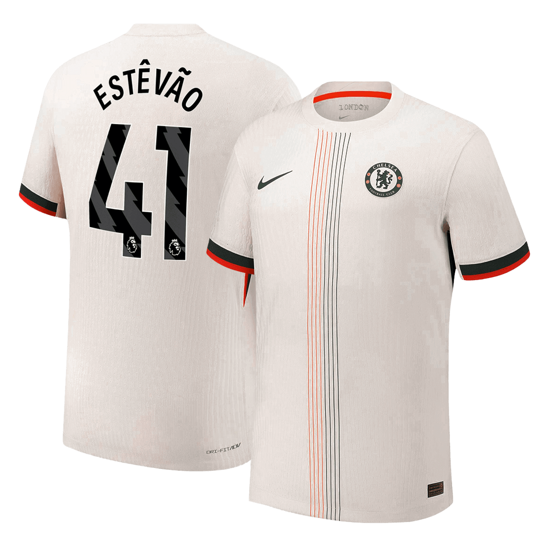 Chelsea 2025/26 Deplasman Forması ESTÊVÃO #41 - Oyuncu Versiyonu