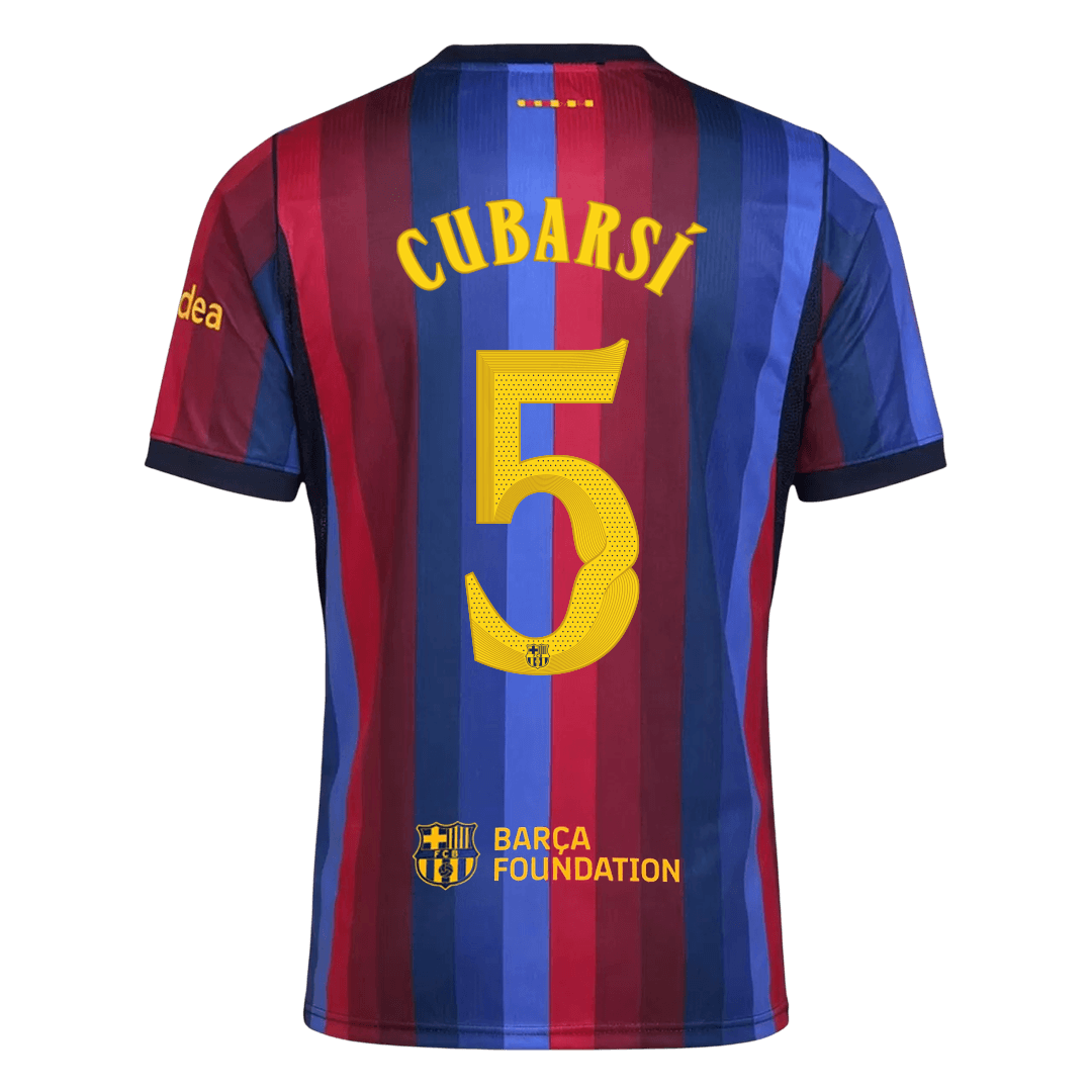 Barcelona 2026/27 İç Saha Forması CUBARSÍ #5 - UCL