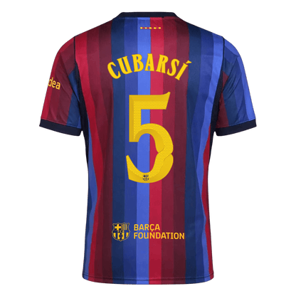 Barcelona 2026/27 İç Saha Forması CUBARSÍ #5 - UCL