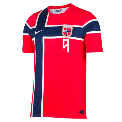 Norway 2026 Dünya Kupası İç Saha Forması BRAUT HAALAND #9 - Oyuncu Versiyonu