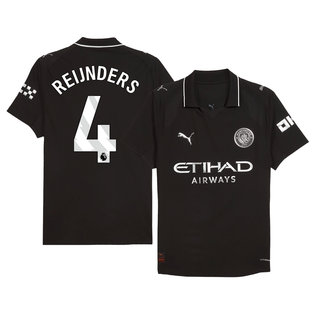 Manchester City 2025/26 Deplasman Forması REIJNDERS #4 - Oyuncu Versiyonu