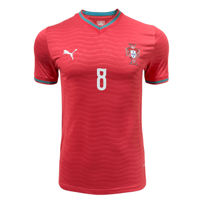 Portekiz 2026 Dünya Kupası İç Saha Forması B.FERNANDES #8 - Oyuncu Versiyonu