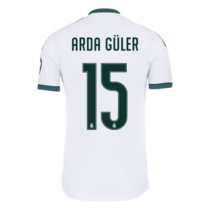 Real Madrid 2026/27 İç Saha Forması ARDA GÜLER #15 - Oyuncu Versiyonu